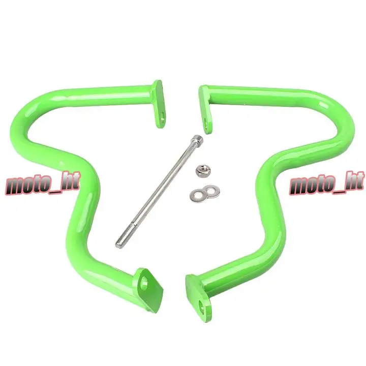 Мотоцикл Защита двигателя защита от аварии бар для KAWASAKI ER6N ER 6N 2012 2013 2014 2015 зеленый