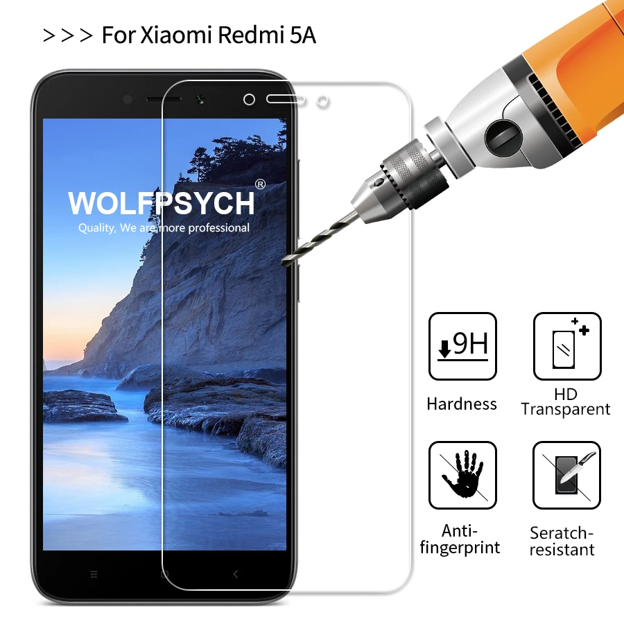Закаленное стекло WOLFPSYCH 2.5D для Xiao mi Red 5A 9 H прозрачная защитная пленка с защитой от