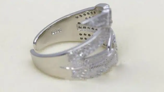 CSxjd Роскошные модные женские кольцо инкрустированные AAA циркон ремень пряжка