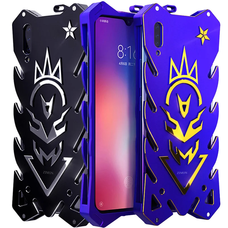 Бронированный металлический алюминиевый чехол бампер для Xiaomi 9 Mi противоударный