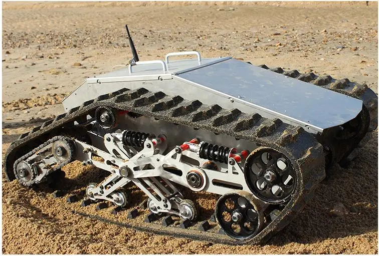 880t 100 кг большая нагрузка цельнометаллический Робот Танк платформа амортизация шасси подвеска гусеничный шасси