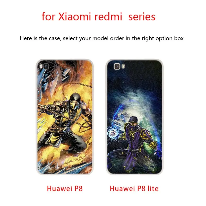 Mortal Kombat ТПУ чехол для телефона мягкие чехлы Huawei P40 P30 P20 Pro P10 P9 Lite p30lite p40lite P samrt Z 2020