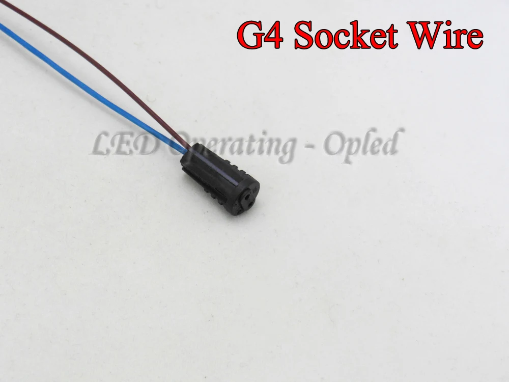Сохранить 5 шт. высокое качество цоколем G4 провода питания для AC / DC12V AC85 ~ 265 В из