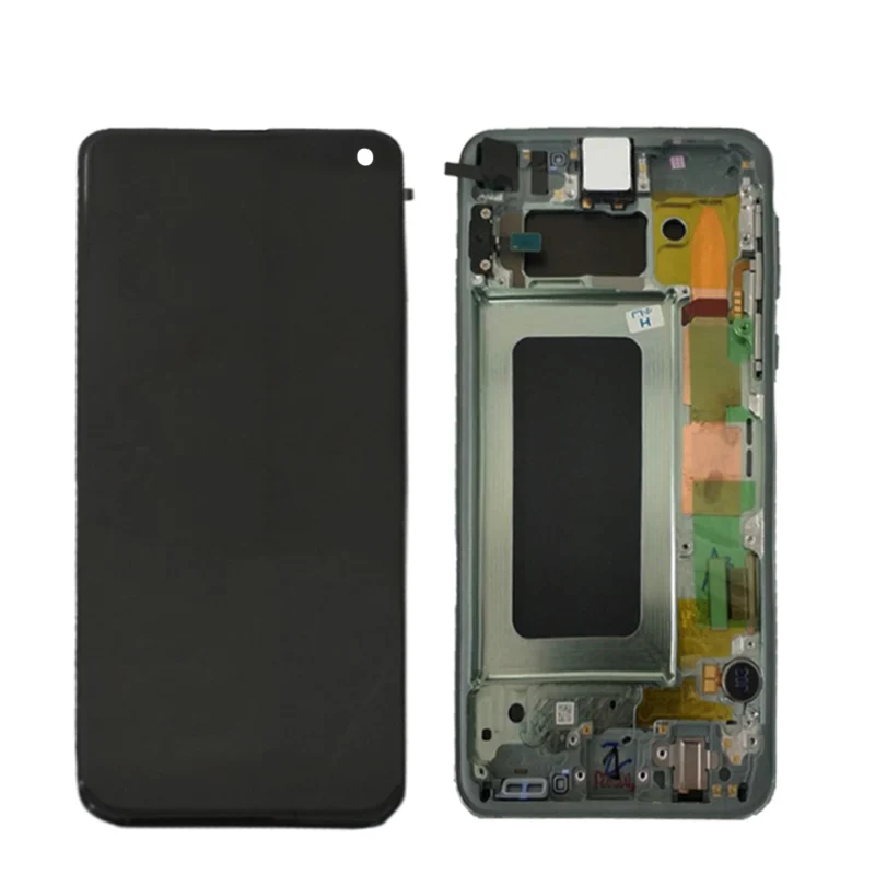 AMOLED для samsung Galaxy S10E SM-G970 G970F G970U G970N ЖК-дисплей сенсорный экран дигитайзер в сборе для samsung S10E lcd
