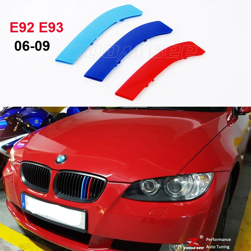 3D M Автомобильная Передняя решетка для гриля Спортивная покрытие наклейки на 2005