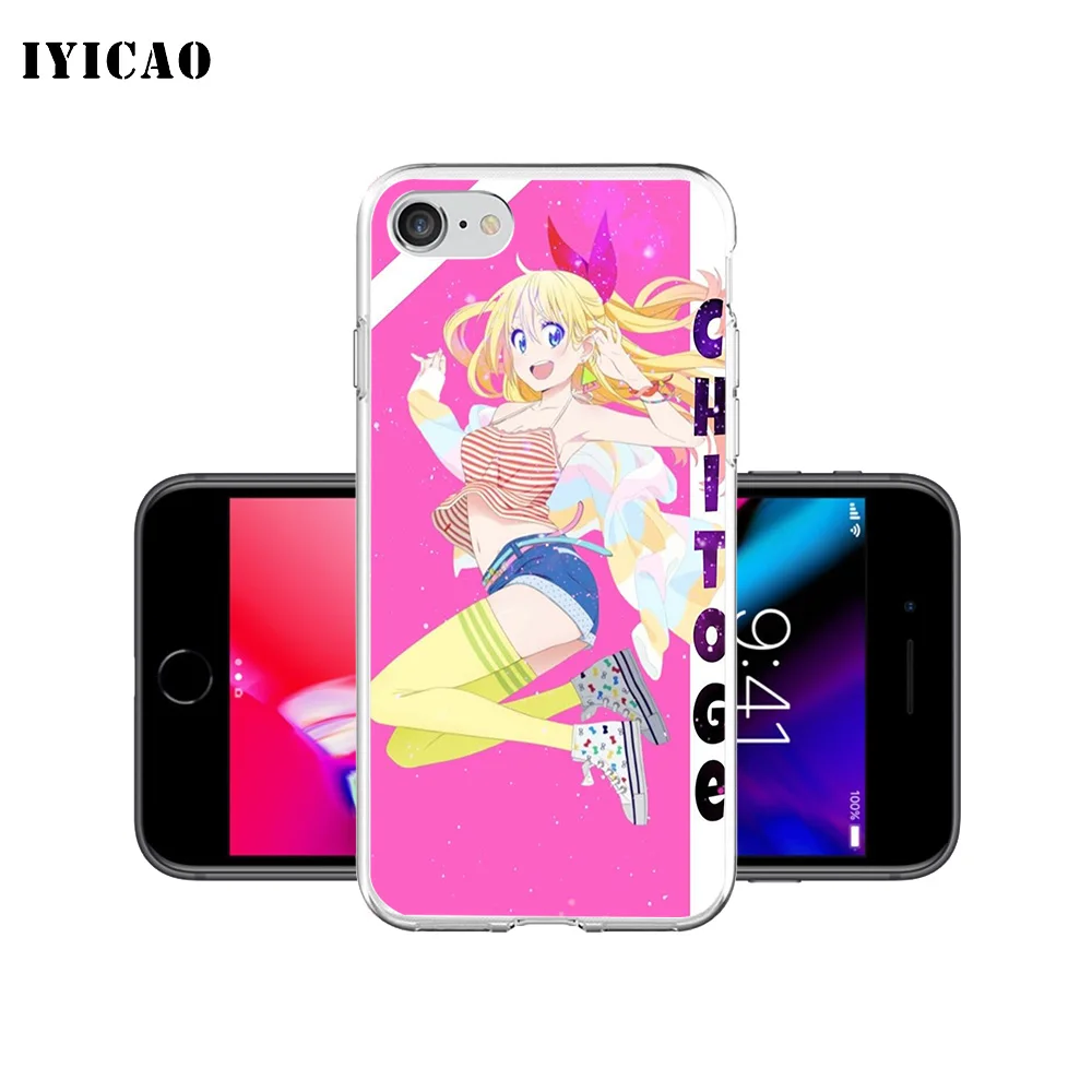 IYICAO Nisekoi Мягкий силиконовый чехол для iPhone X XR XS MAX 6 6s 7 8 Plus 5 5S SE TPU | Мобильные