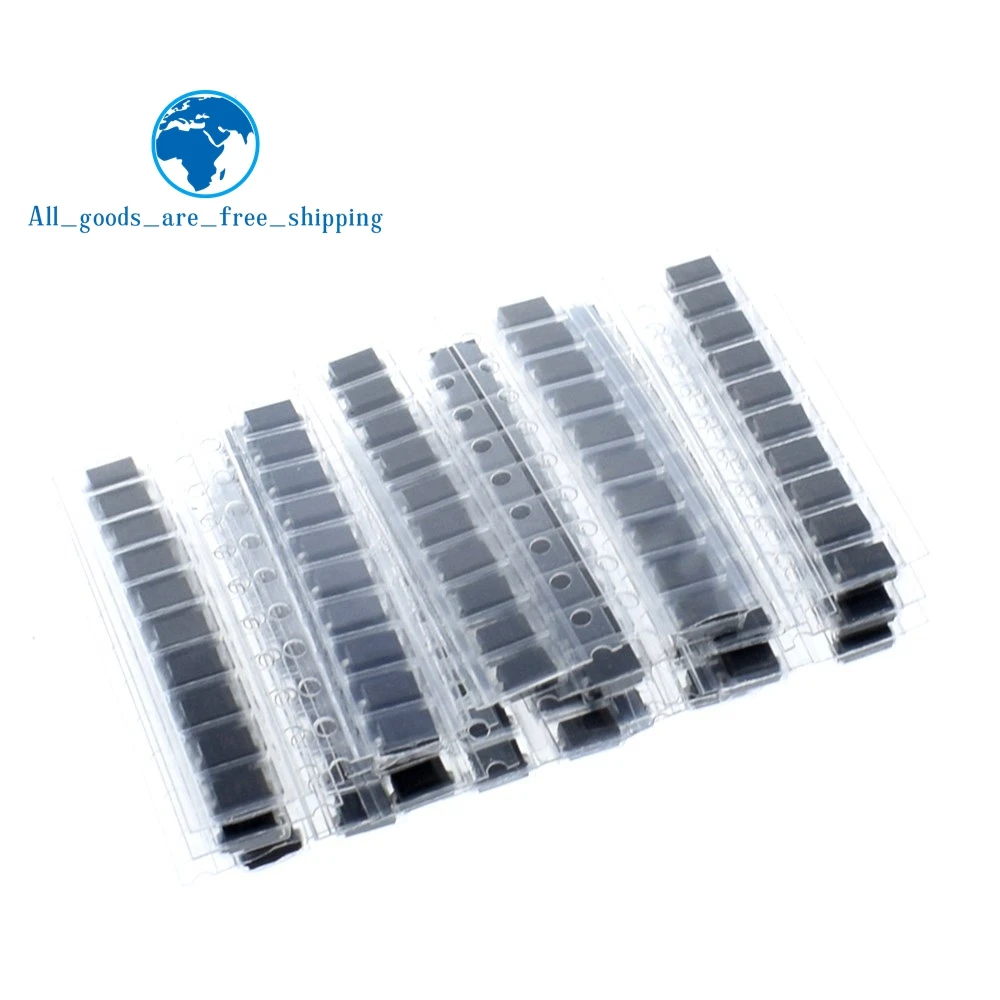 Набор диодов SMD 200 шт./лот 20 значений * 10 шт. содержит SS110 SS220 SS210 SS310 SS510 SS16 SS26 SS34 SS36 ES1J