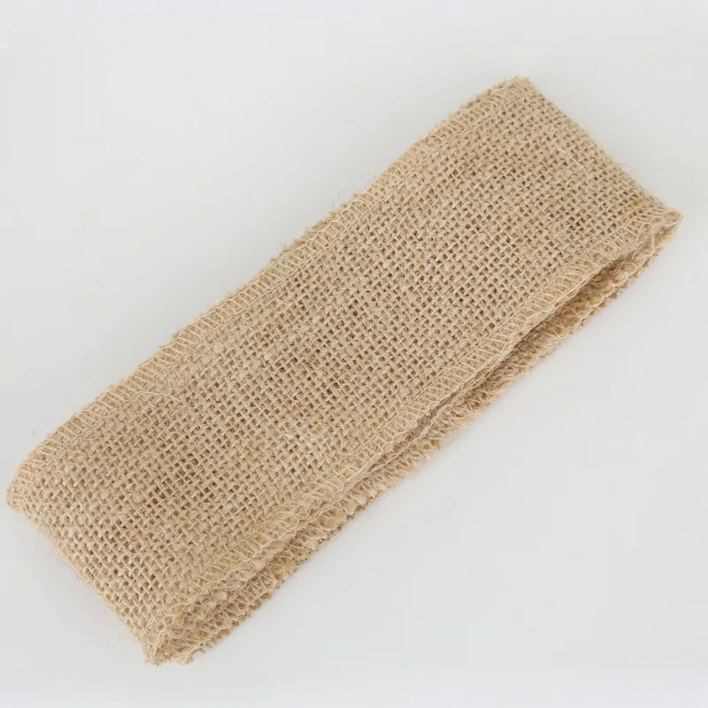 5 м натуральная джутовая мешковатая лента для стула свадебной вечеринки