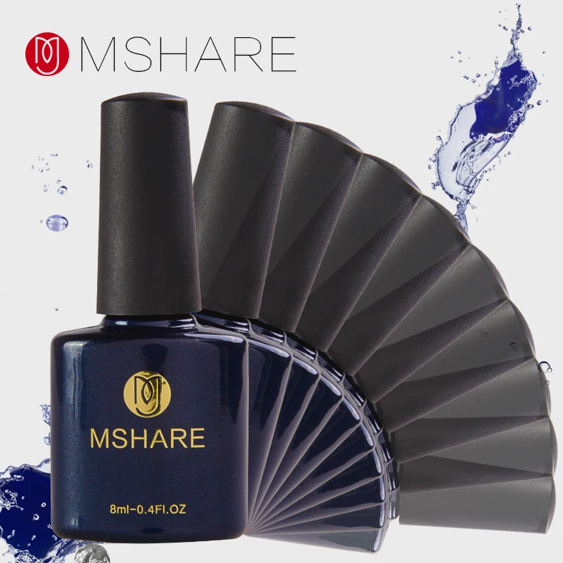 Mshare 8 мл гель Лаки для ногтей uv длительное светодиод УФ здоровья и окружающей