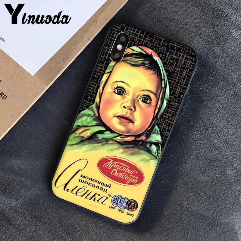 Yinuoda alenka bar wonka chocolate DIY роскошный высококачественный защитный чехол для телефона