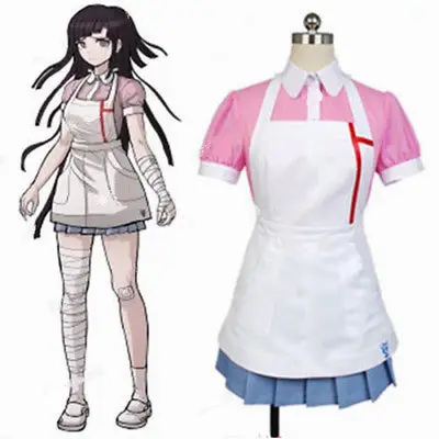 Dangan Ronpa 2 Danganronpa Dress Cosplay Mikan Tsumiki Costume | Тематическая одежда и униформа
