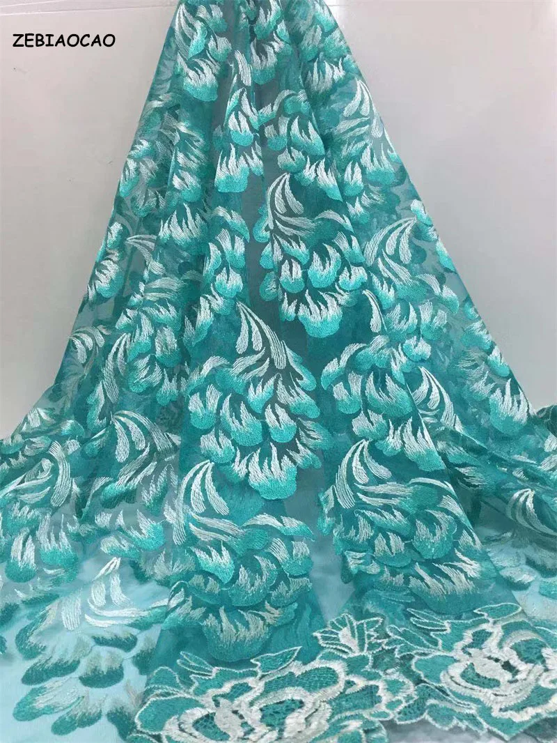 2020 новый дизайн французское Сетчатое кружево с хлопковым кружевом нигерийская