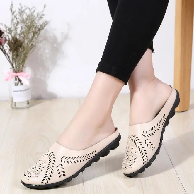 Женские тапочки zapatos mujer Шлепанцы Обувь с круглым носком Женская повседневная