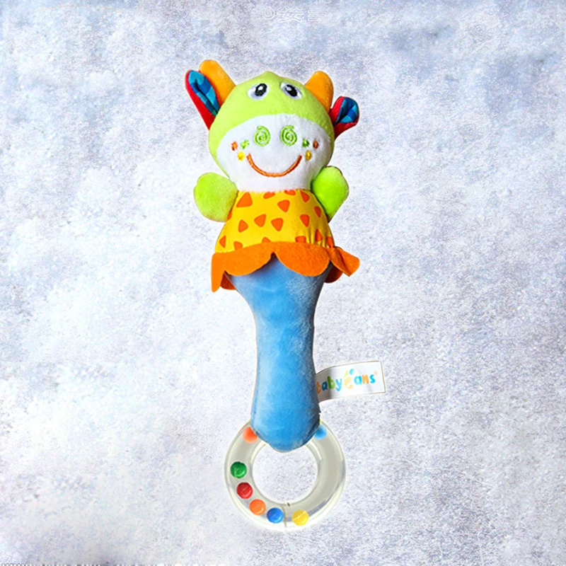 Мягкое Животное BeBe игрушки погремушки для младенцев в виде животных с