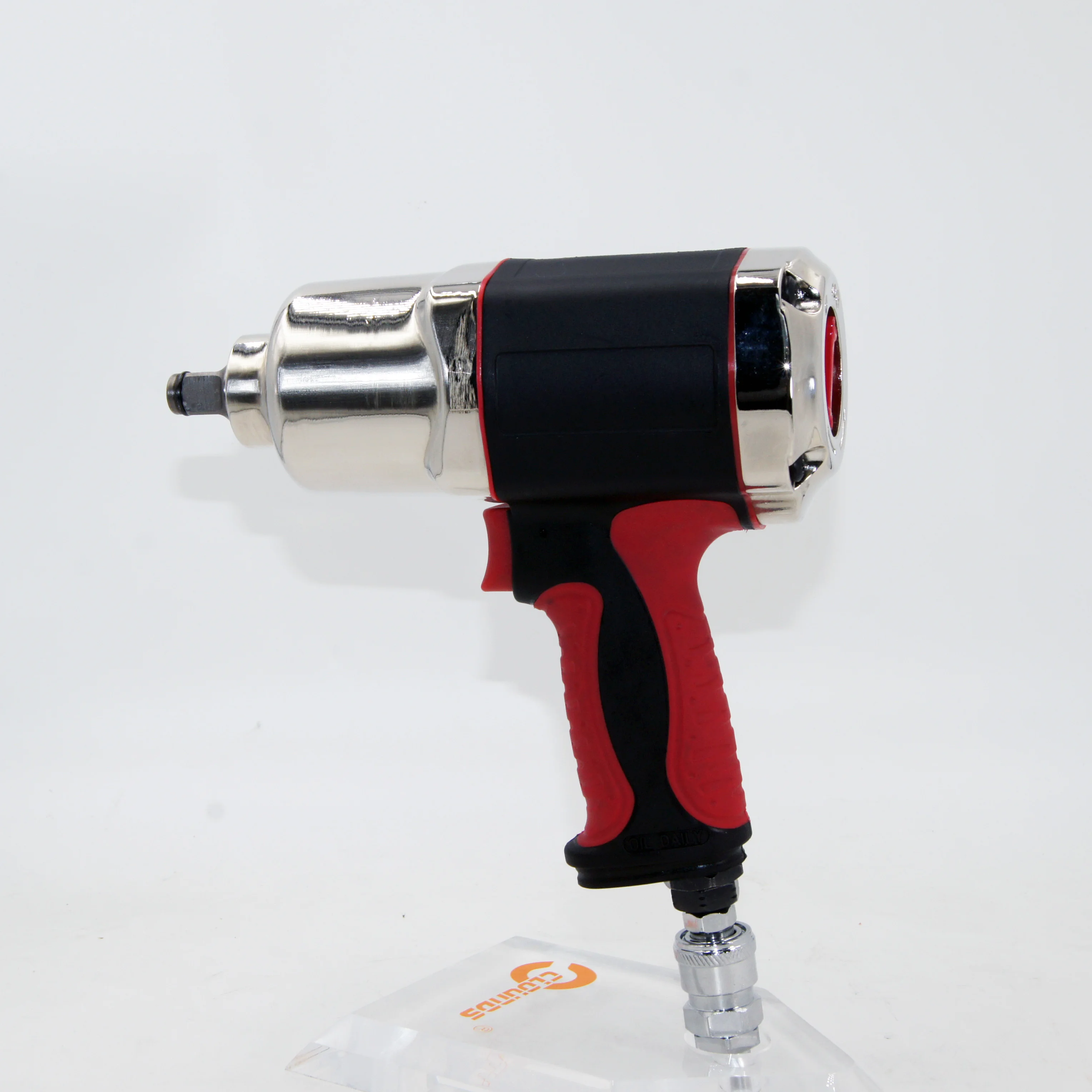 

SAT1710 Car Repair 1/2" Air Impact Wrench 18mm 680N/m Twin Hammer Pneumatic Handle ExhaustAir Wrench