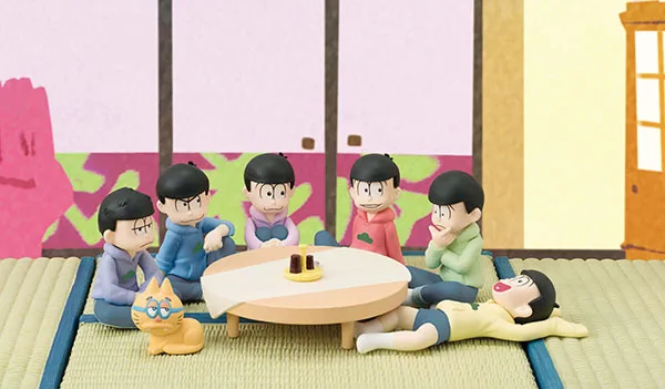 4 5 см 6 шт./лот Matsuno Osomatsu Karamatsu Choromatsu Ichimatsu Jyushimatsu Todomatsu экшн фигурка модели игрушки