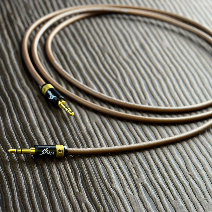 MPS X 5 Eagle кабель HiFi 99.9997% OFC + посеребренный 24K позолоченный разъем 3 мм AUX штырь Аудио