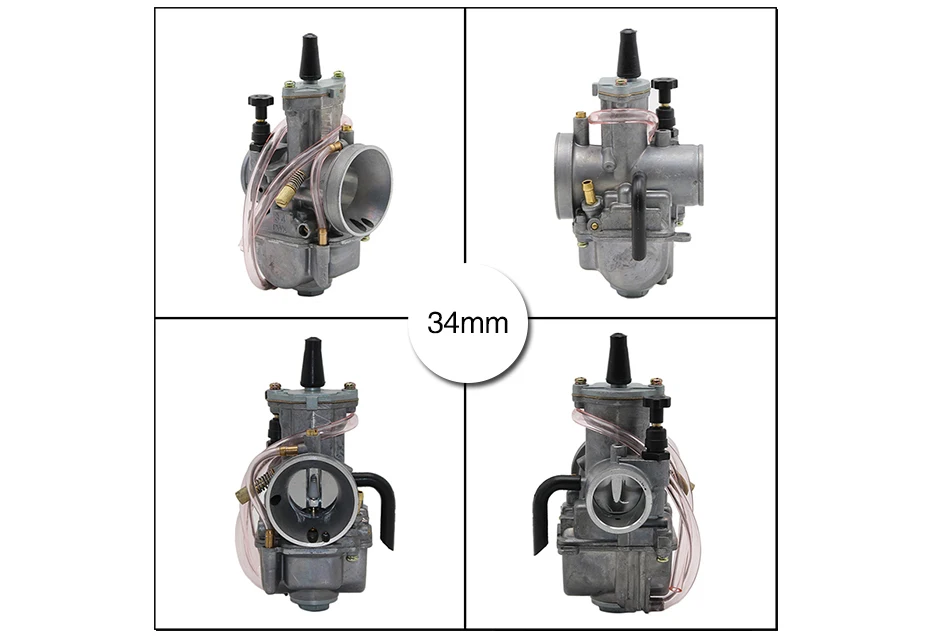 Zsdtrp Двигатель цикл Keihin косо PWK карбюратор carburador 21 24 26 28 30 32 34 мм с power jet Fit на гоночных Двигатель