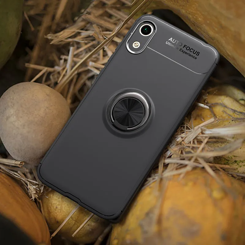 Чехол для Huawei Honor 8S деловой чехол с кольцом на палец держатель телефона задняя