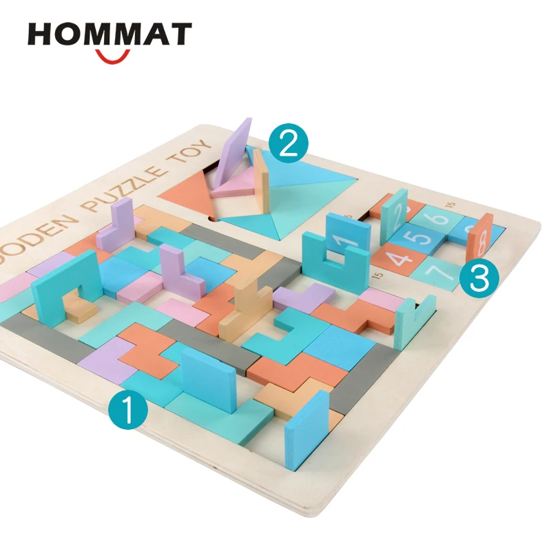 Деревянная игрушка пазл Hommat 30 см|Пазлы| |