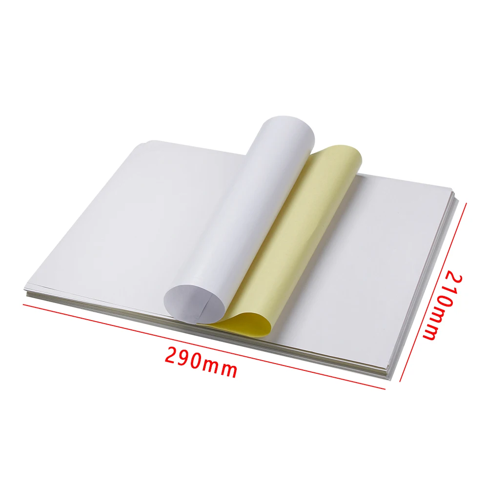 50 sheets/лот A4 пустой Копировальная бумага для офиса из крафт бумаги матовый Версия