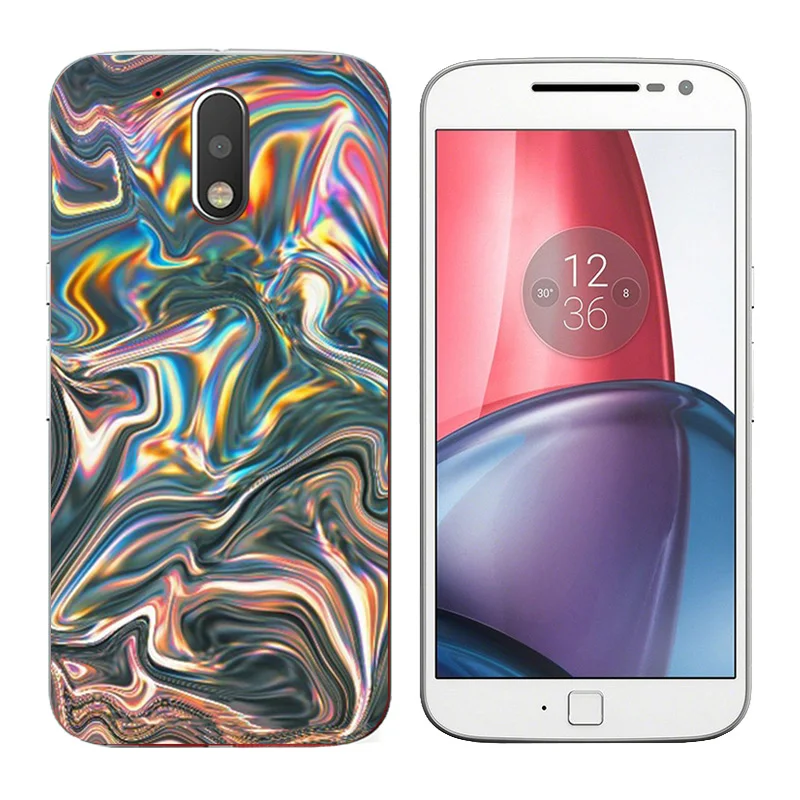 Cover for Motorola Moto G4/G4 Plus Case Back Silicon TPU Mammal Printing Phone Coque |