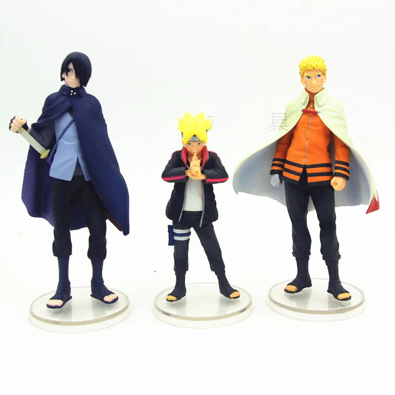 12 см 3 шт./компл. аниме Uzumaki Naruto Boruto Sasuke Susanoo ПВХ фигурка Zero Коллекция Модель