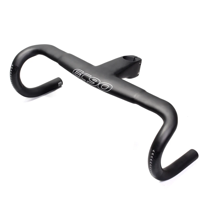 УГЛЕРОДНЫЙ дорожный руль balugoe Carbon black rider встроенный в новый стержень углеродное