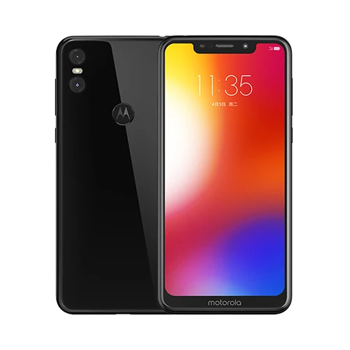Черный Смартфон Motorola MOTO P30 Play с глобальной прошивкой, 4G, 64G, FDD-LTE, Восьмиядерный процессор Snapdragon 625, ZUI 4,0, Android 8,1, отпечаток пальца - Цвет: Черный