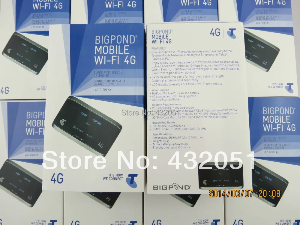 Разблокированный беспроводной модем маршрутизатор Sierra AirCard 760s Telstra 4G LTE со слотом