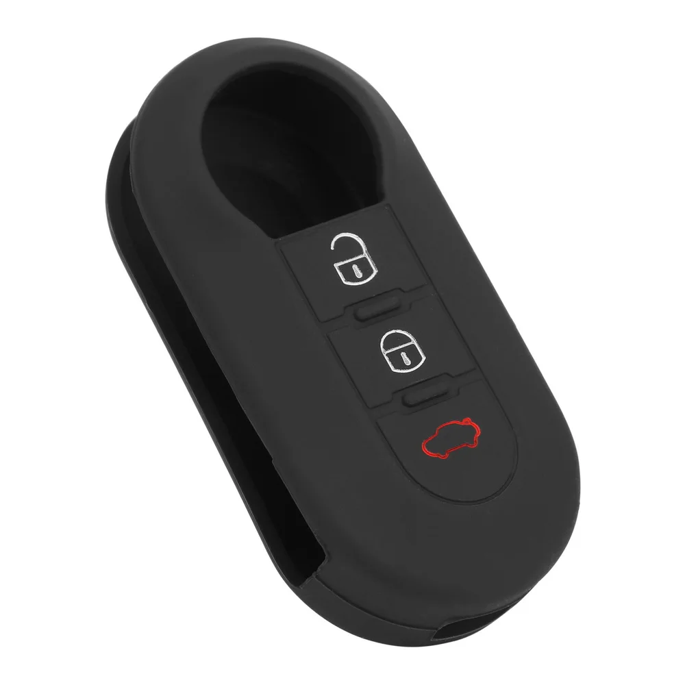 FORAUTO автомобильный Стайлинг флип чехол для автомобильного ключа FIAT 500 500L ABARTH Panda