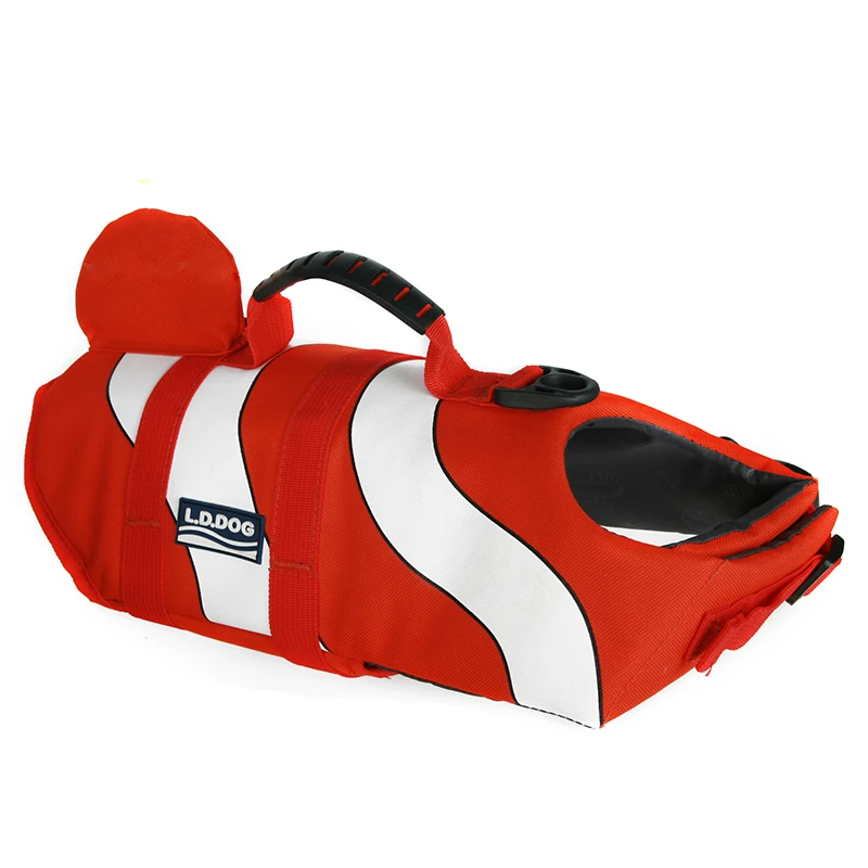 New Pet Dog Life Jacket Safety Clothes for Vest Summer Saver Swimming Preserver Swimwear Large |