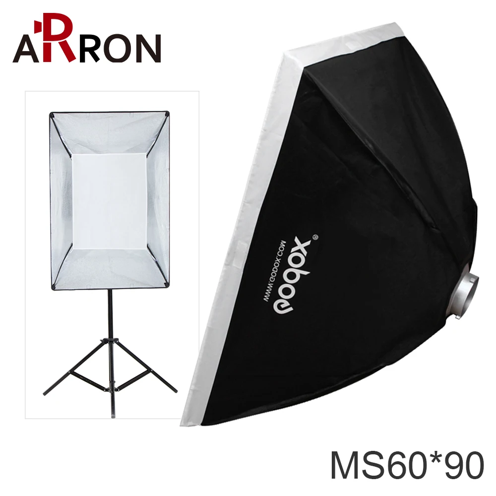 Arron Godox MS60 * 90 60x90 см софтбокс для фотостудии с универсальным креплением студийной