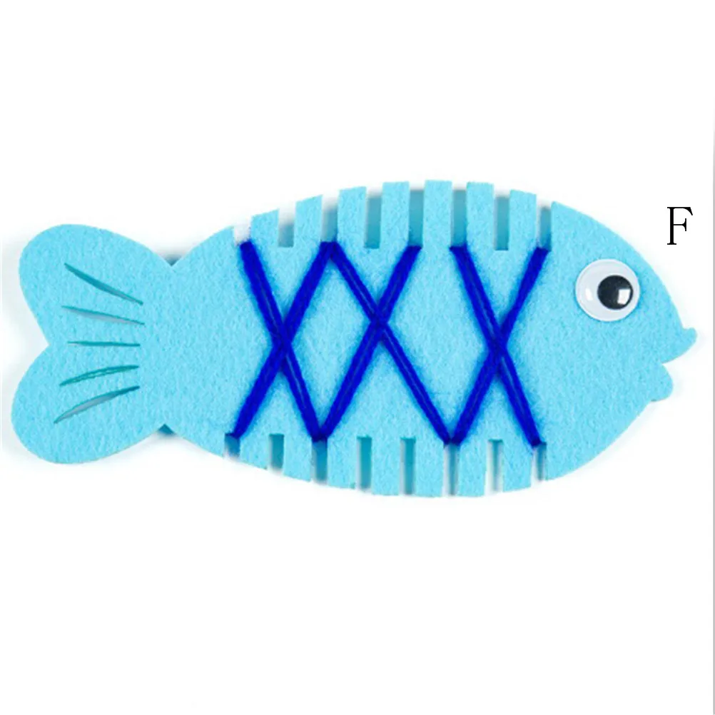 Детский сад обернутый Threading Wear Line Fish ручная Игра Головоломка Развивающие Игрушки