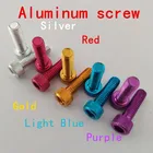 10 шт. M6 * 20 болт M6 * 20 винт из алюминиевого сплава цветной шестигранный винт с головкой