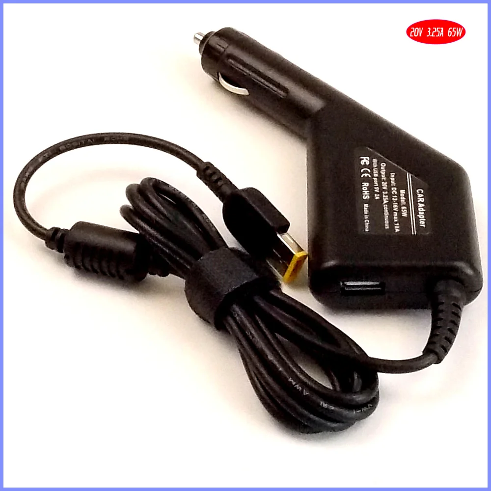 Зарядное устройство с адаптером постоянного тока для ноутбука 20 в 3 25 А + USB Lenovo