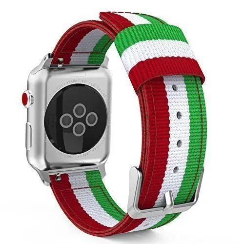 Модный нейлоновый ремешок для часов Apple watch 4 3 2 мм 1 42 38 40 44 браслет на запястье