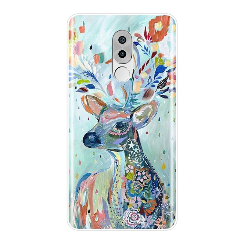 Чехол для Huawei Honor 4C 5C 6C 6A Pro мягкий силиконовый чехол-накладка с рисунком кролика