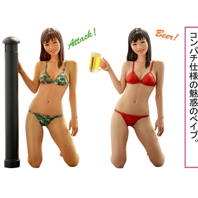 

1/20 девушка-трансформер «атака или пиво», фигурка модели из смолы GK, Япония, несобранный и Неокрашенный комплект
