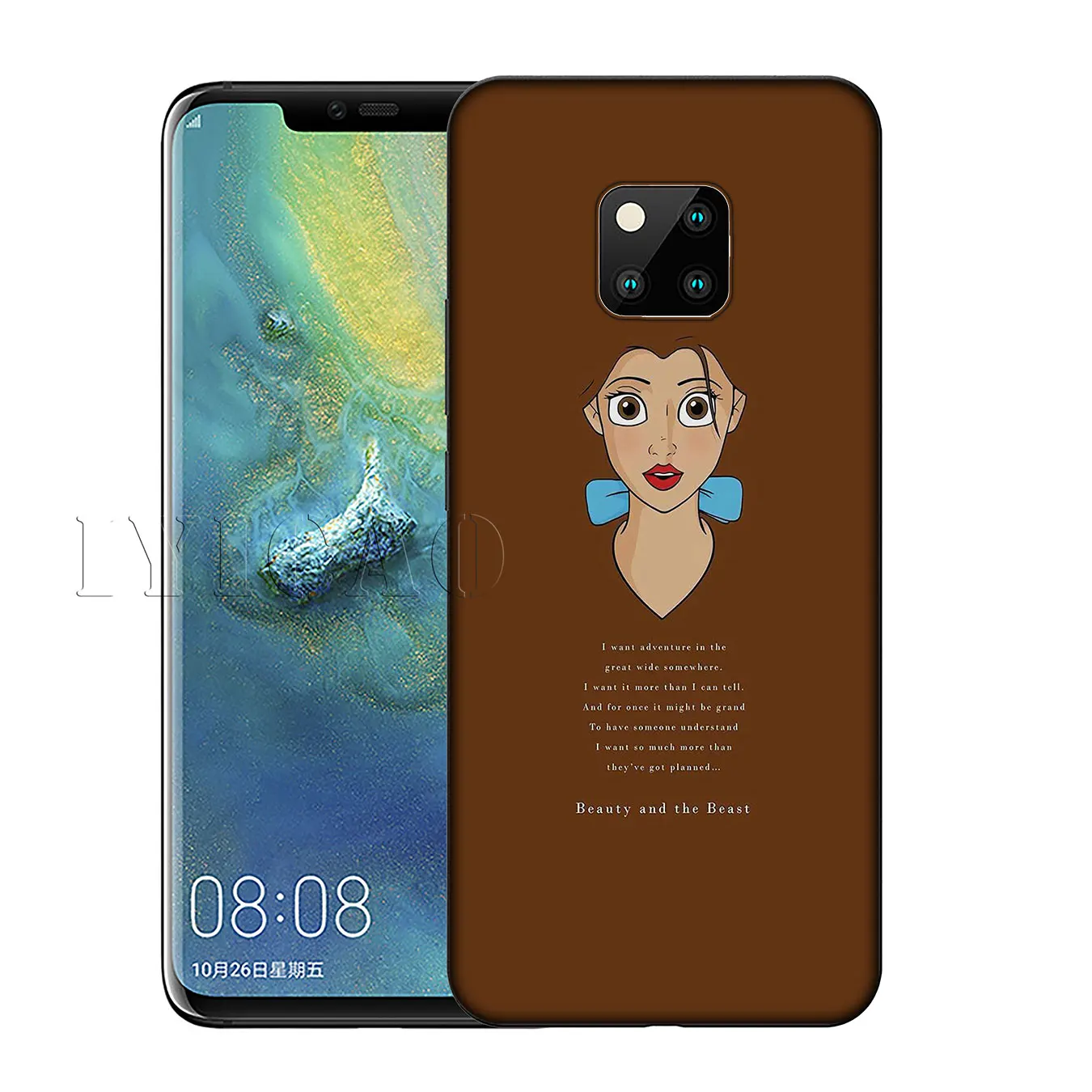 IYICAO Princess English letter sentences Newly Arrived Silicone Soft Case for Huawei Nova 3 3i 2i Mate 20 10 Pro Lite |