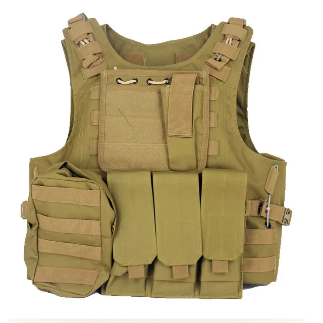Быстросъемный военный модульный тактический жилет CIRAS Molle армейский для