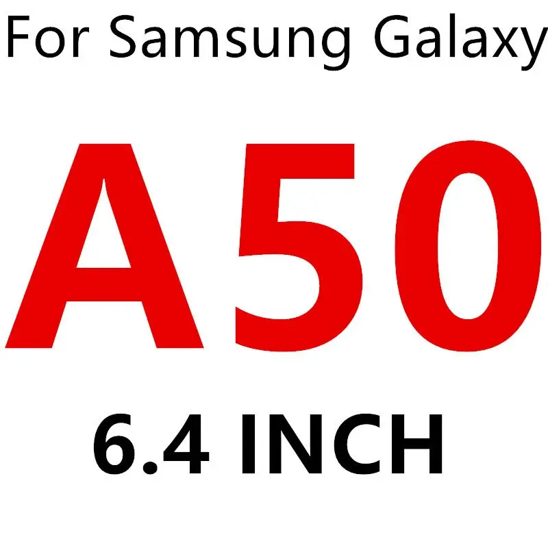 Для samsung Galaxy A30 A50 M20 J2 J4 J6 A6 A8 A3 A5 A7 закаленное Стекло J1 J3 J5 J7 S3 для детей 4, 5, 6, NOTE3 Экран протектор - Цвет: A50 6.4inch