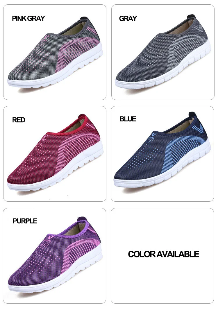 Weweya New Trend Sneakers Men Slip On Vulcanize Shoes Low Top Flat Shoes Breathable Mesh Socks Flats Unisex Shoes Sock Footwear