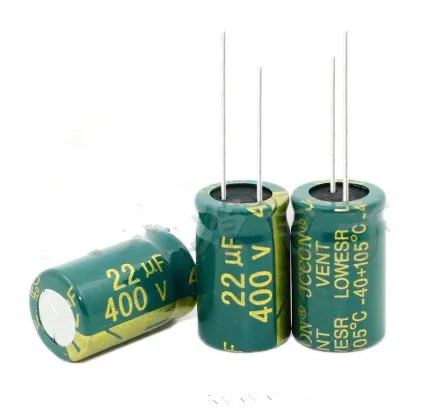 high-frequency crystal 22UF 400V  Electrolytic Capacitor  volume 13X21MM best quality