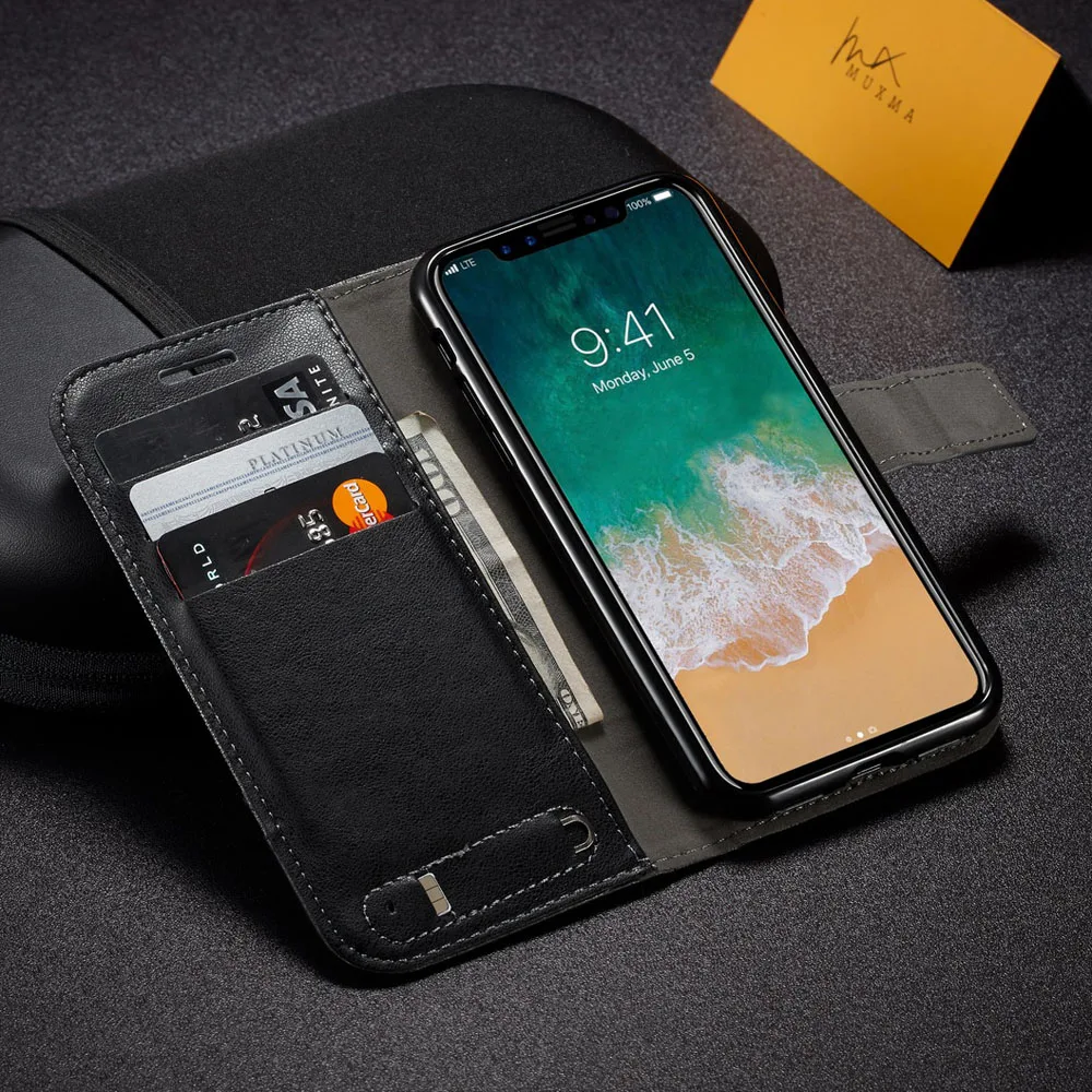 Case For iPhone 11 Pro 7 8 6 6S Plus Canvas PU Leather Wallet X XS XR Max 5 5s SE Stand Flip Phone Cover | Мобильные телефоны и