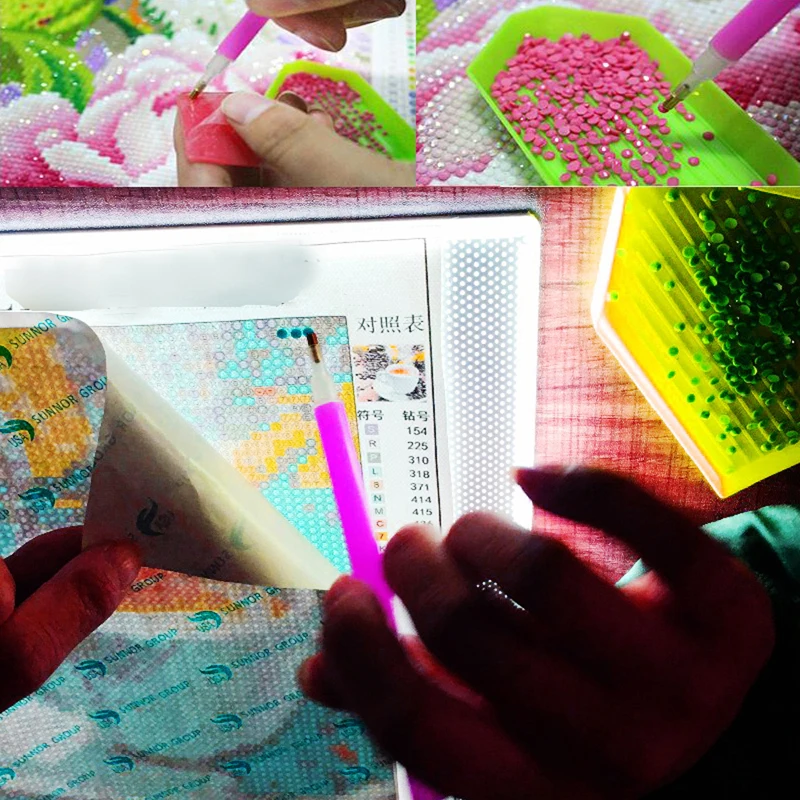 DIY бескаркасная 5D алмазная вышивка крестиком четыре сезона Дерево Искусство