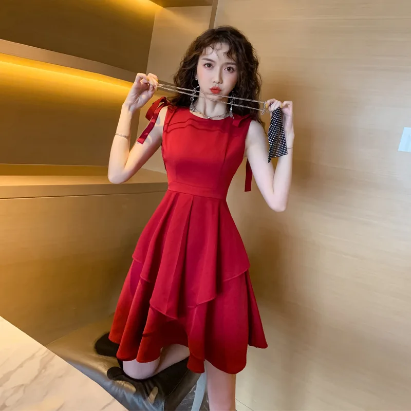 Большой размер Женский корсет без рукавов женские платья Modis летнее корейское