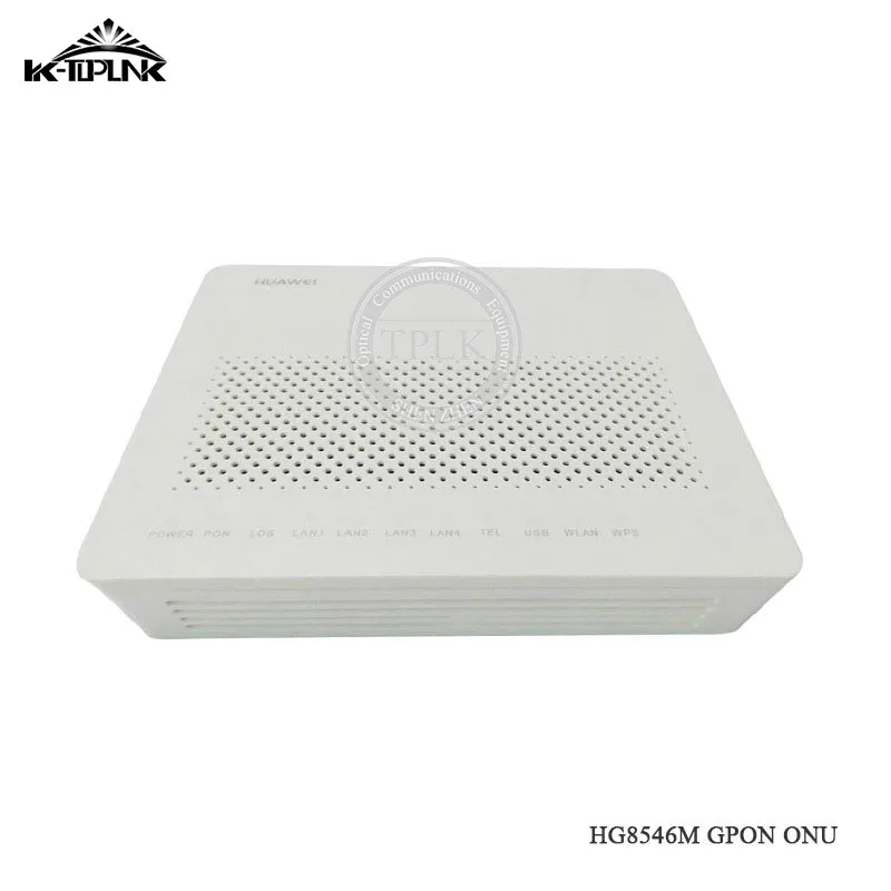 Б/у Hua wei HG8546M GPON ONU ONT 1GE+ 3FE+ VOICE+ wifi оптический сетевой терминал модем английское программное обеспечение телекоммуникационное сетевое оборудование