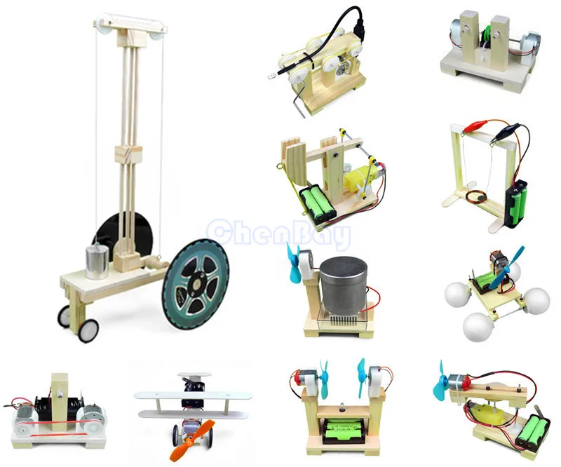 9 видов стилей дети наука сборные игрушки Сделай Сам модель головоломки школа