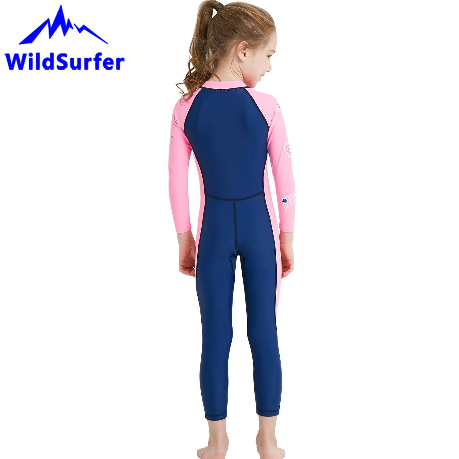 WildSurfer детский купальник для дайвинга Для Девочек Цельный с длинным рукавом